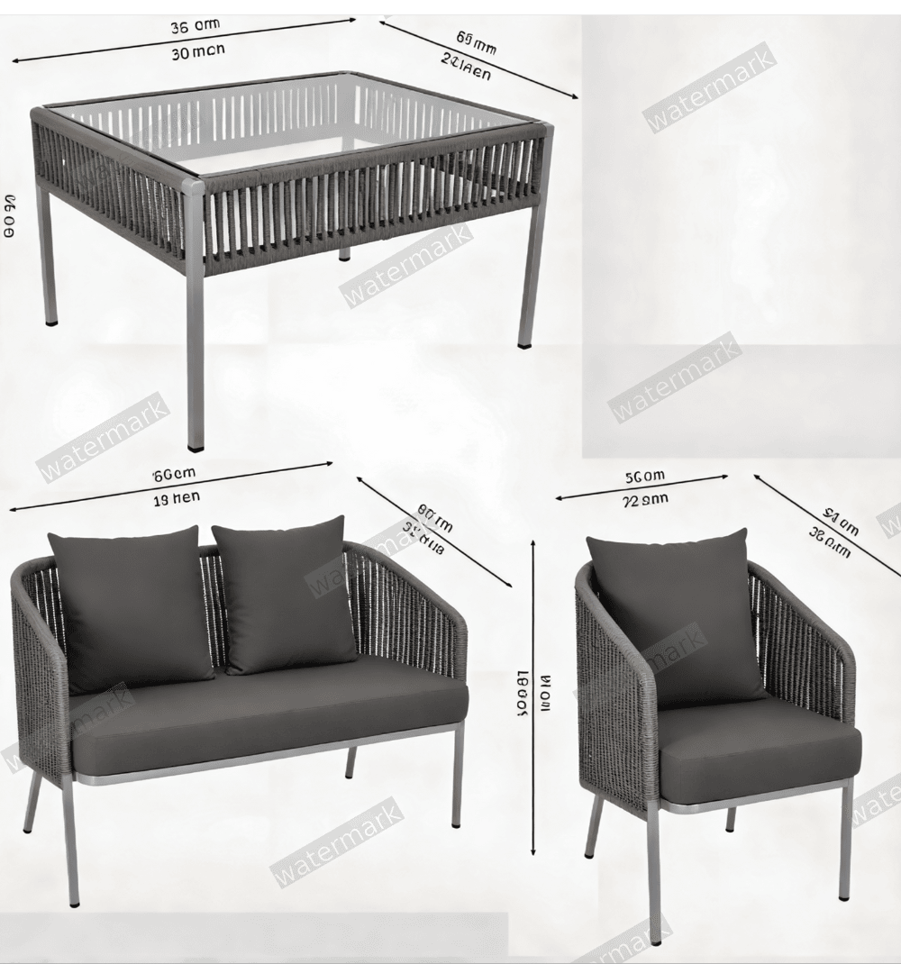 Edenia ORP Chair Set 3+1