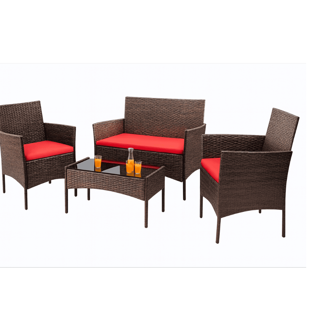 Quaint Patio Coffee Chair Set