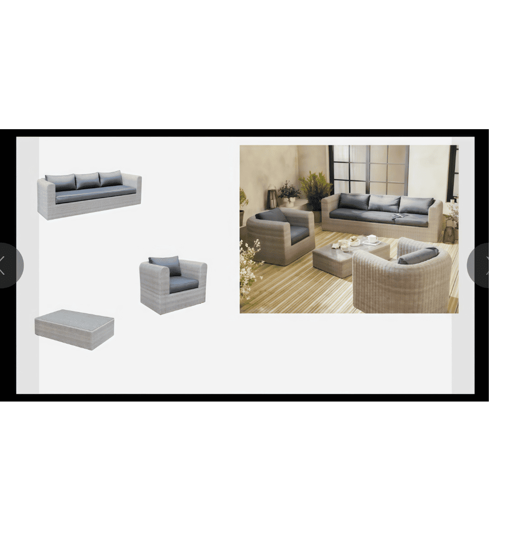 Rumi Outdoor Sofa Set