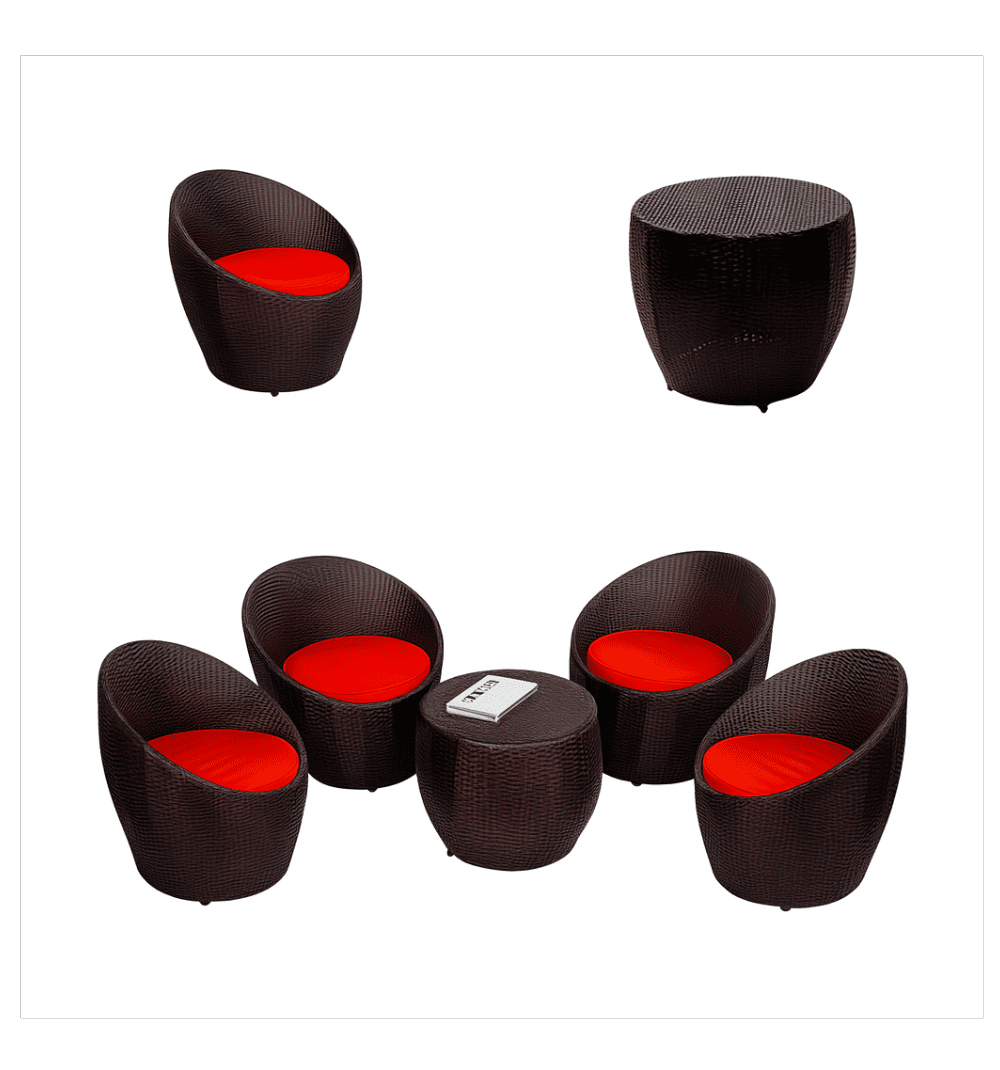 Rozz Chair Set (4+1)