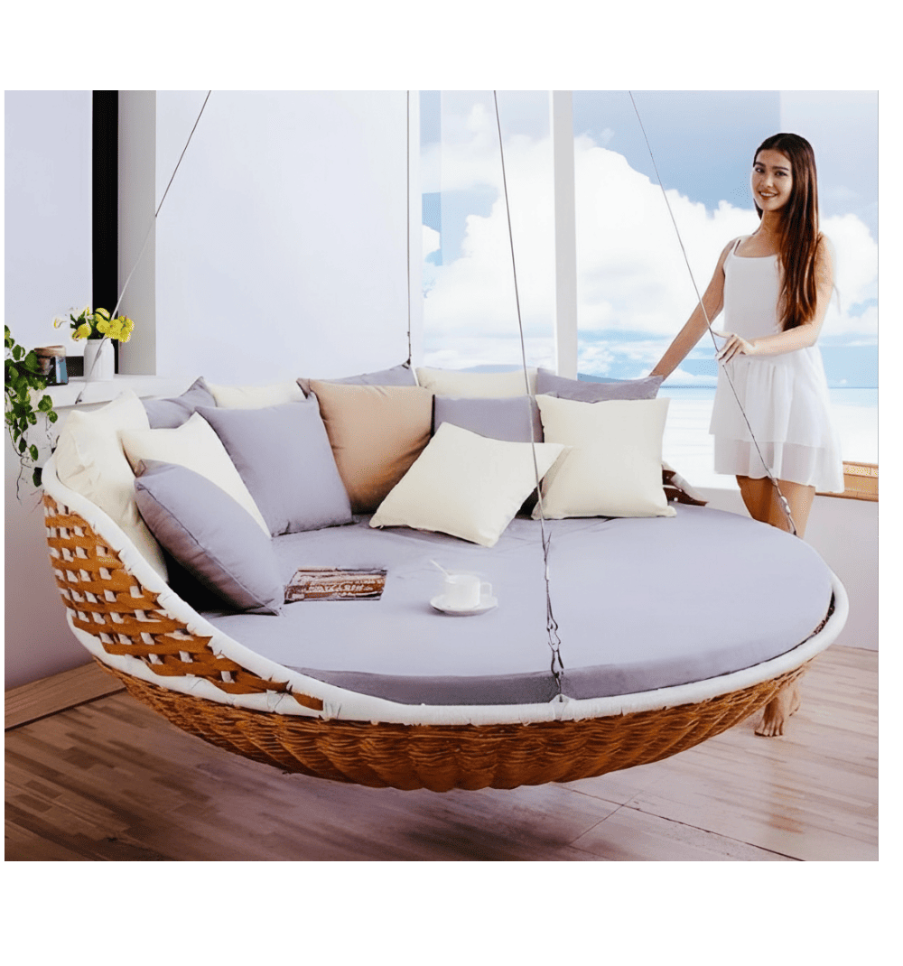 Verona Cane Swing With Cushions