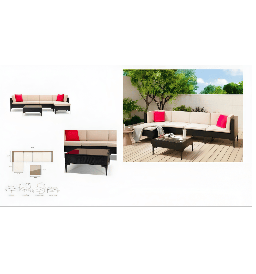 Vino Outdoor Sofa Set
