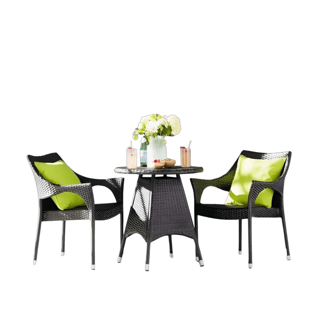 Yonder Wicker Coffee Chair Set