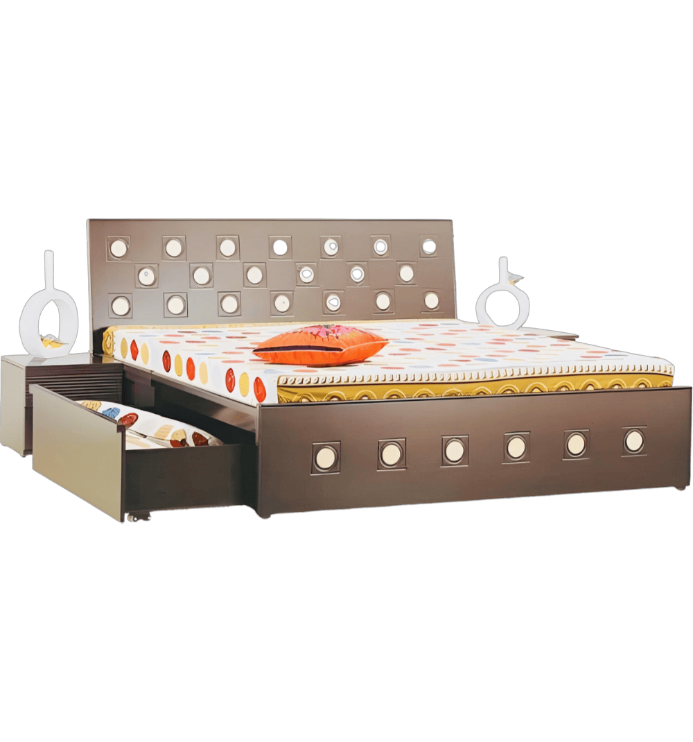 Vihara Bed Side Drawer King Size Bed 