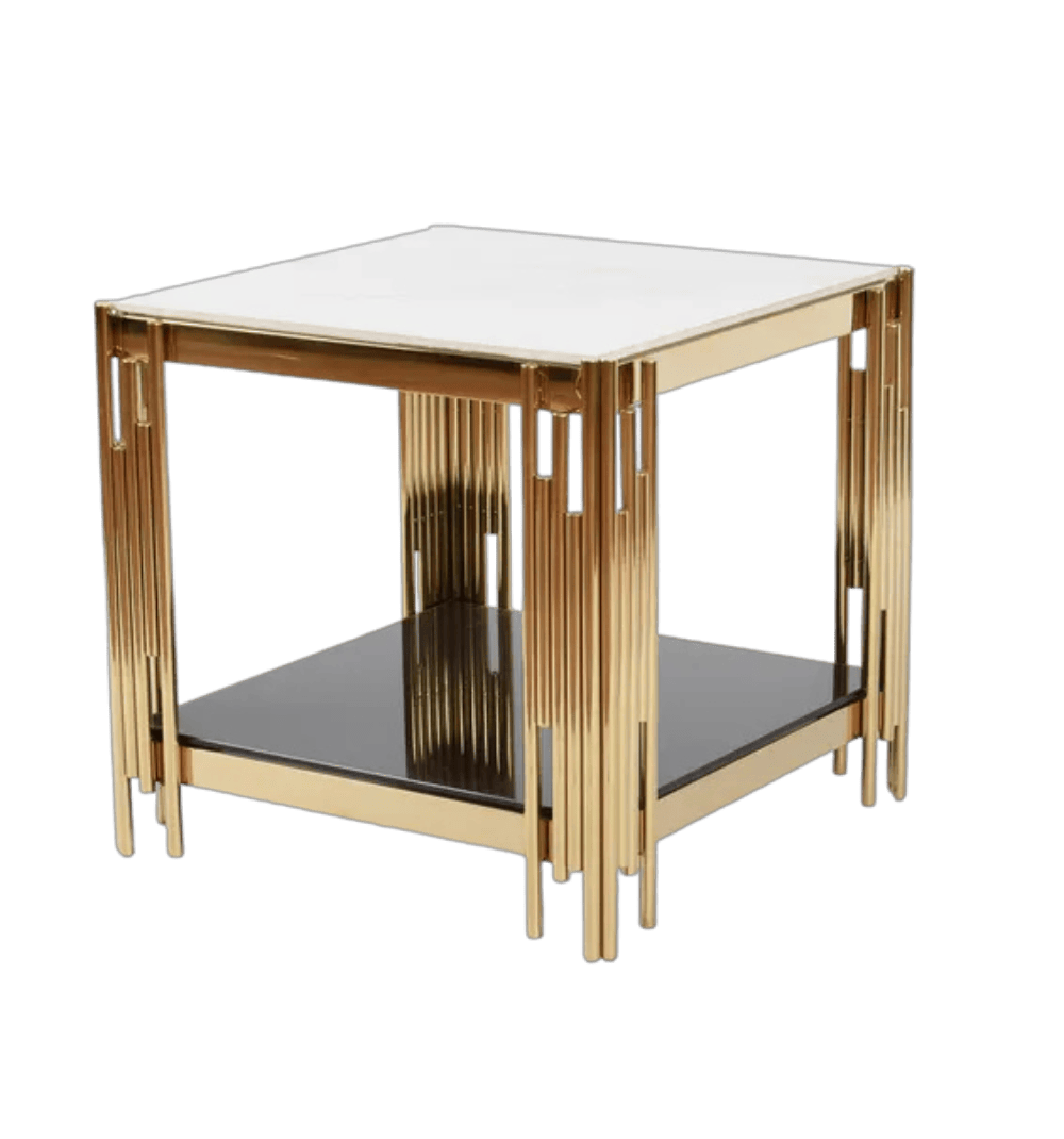 Arambha Center Table Natural Marble