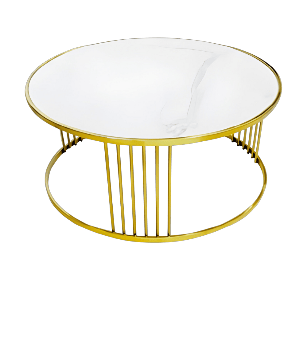 CT Round Amber Big(67507-GD)