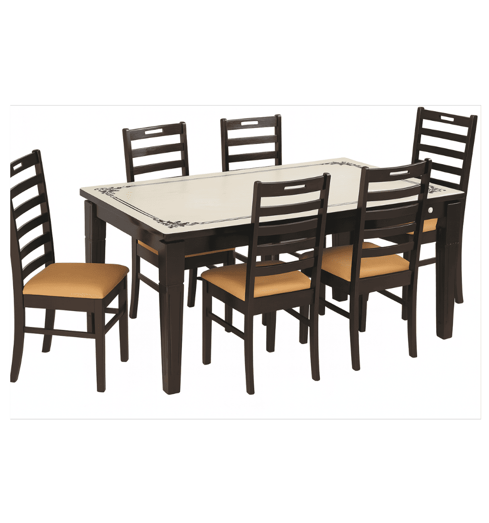 Chatura Dining Set Composite marble