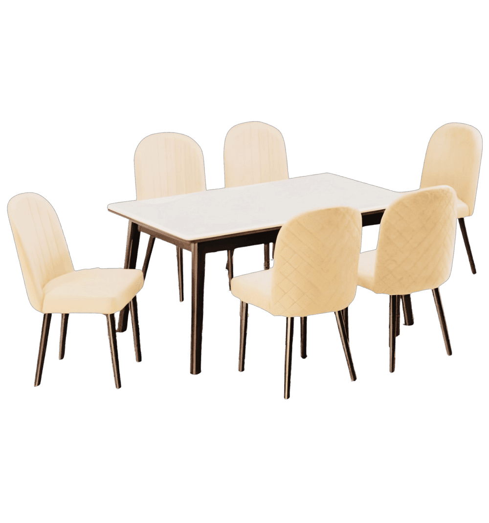 Ganga Dining Set (6s) Imported Marble