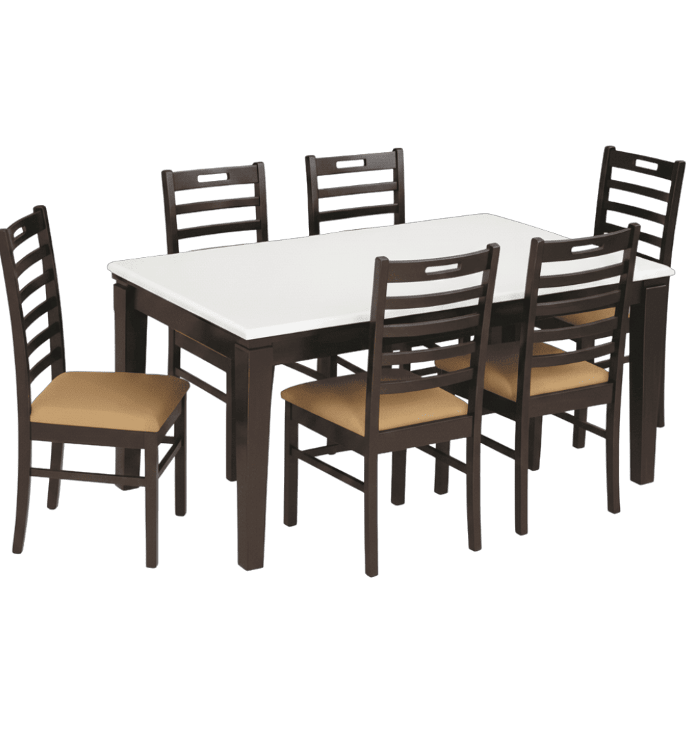 Nidra Dining Set Composite Marble