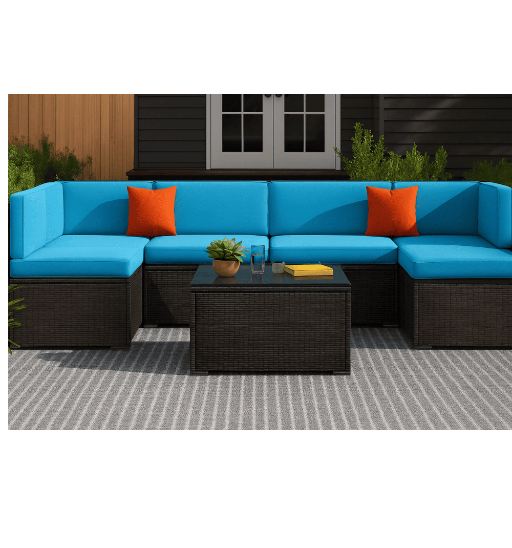 OD-LS-50 6 Seater Corner Sofa (6+1)