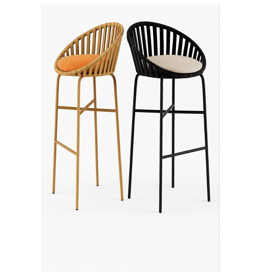 ORPB-002(Bar Rope Chair) With Cushion