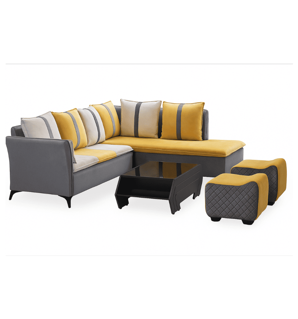 Trendz L Shape Sofa Set