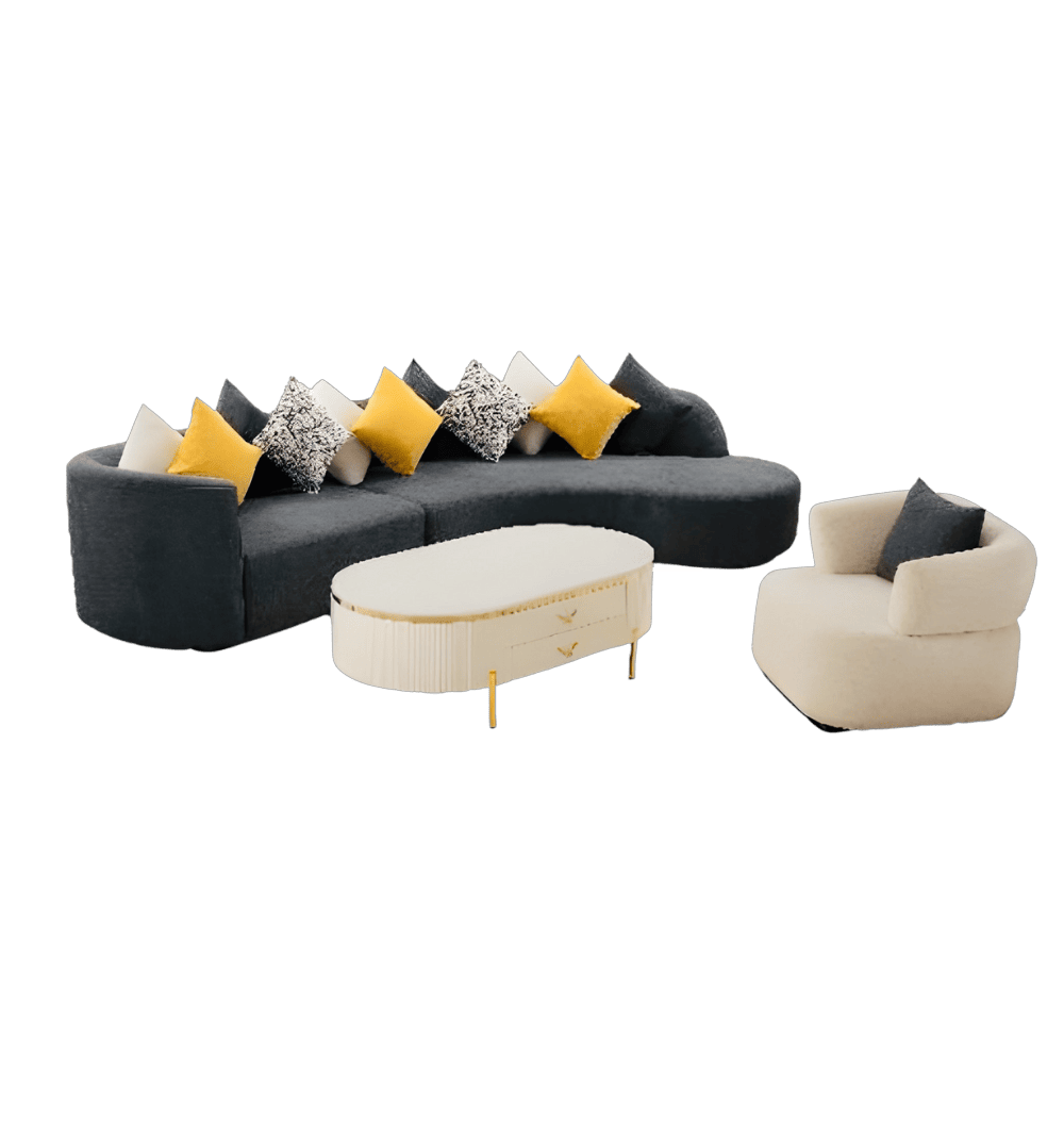 Venice Sofa (1+2Curve+1 Chair )