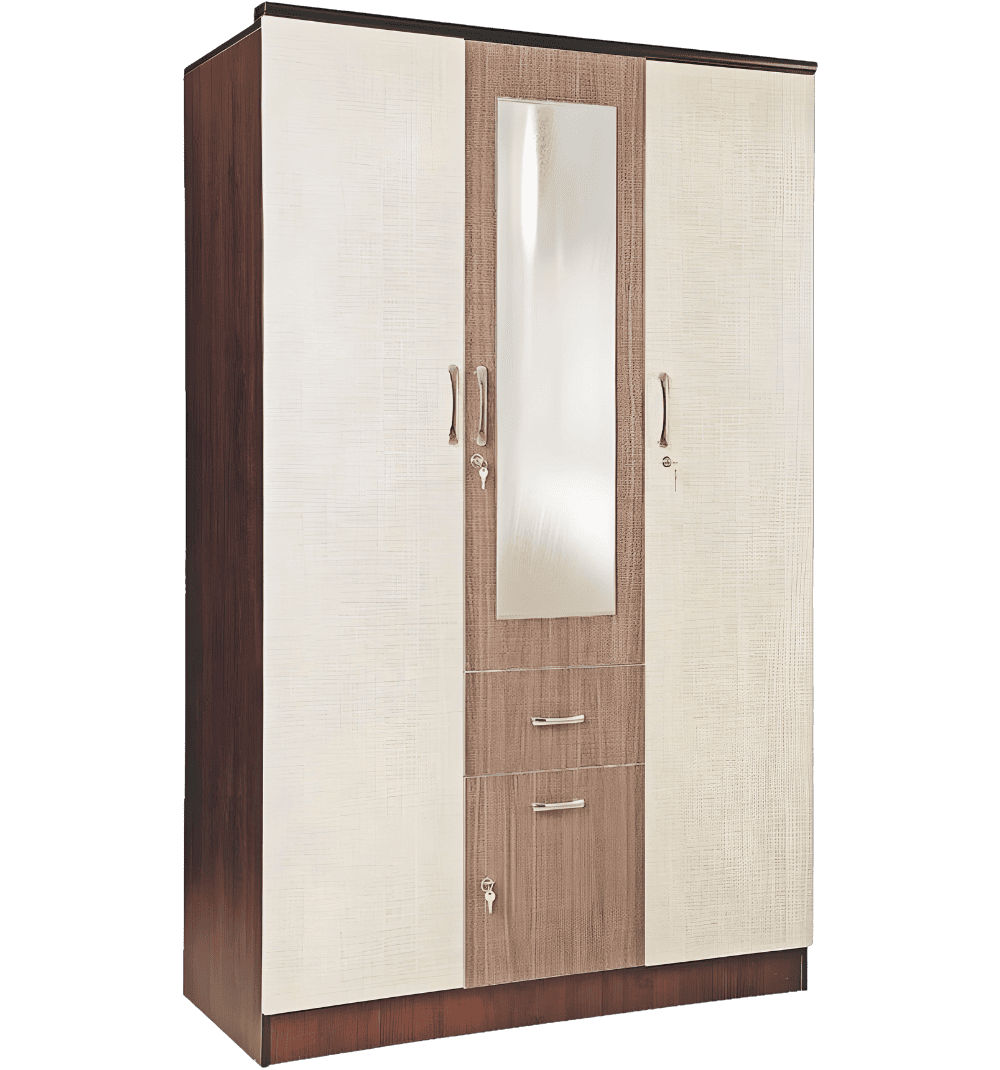 Ananya 3 Door Wardrobe