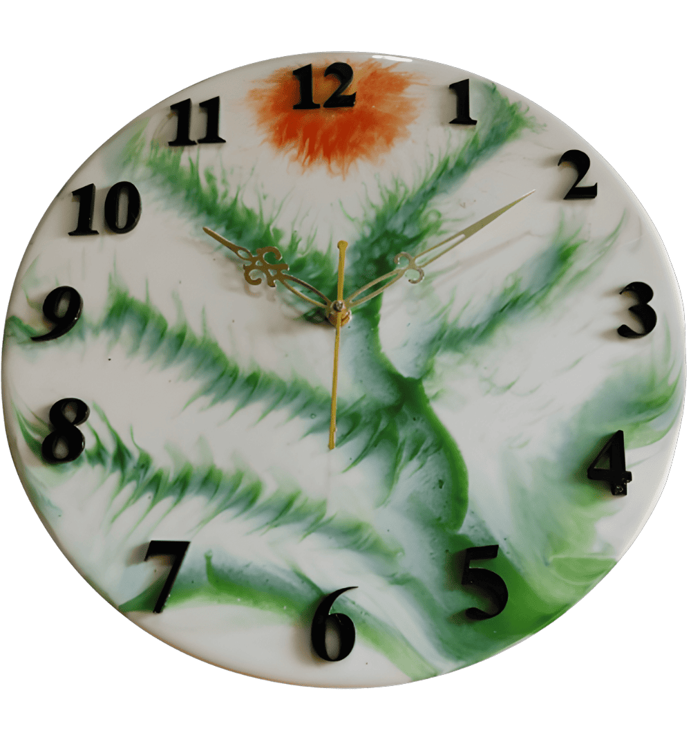 Epoxy Wall Clock 2