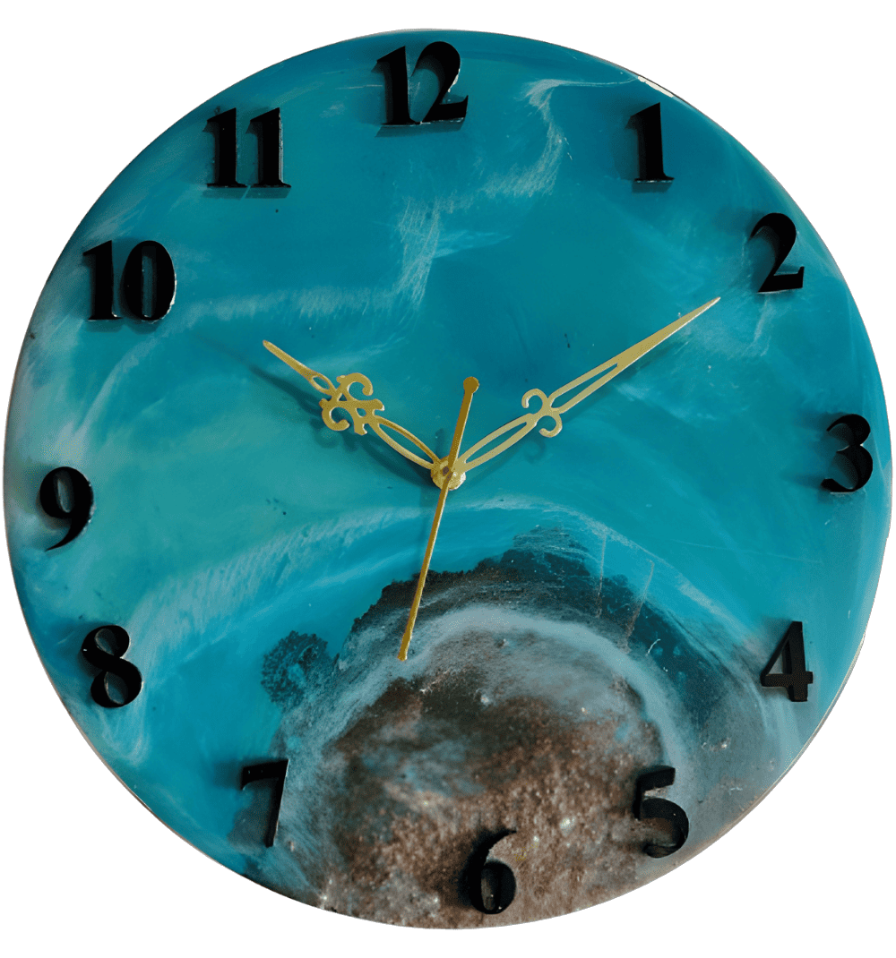 Epoxy wall Clock 3
